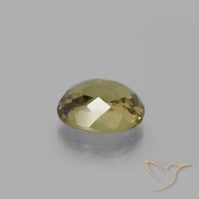 Diaspore Couleur Changeant Jaune moyen naturelle ovale, 10.84 ct, VS-SI