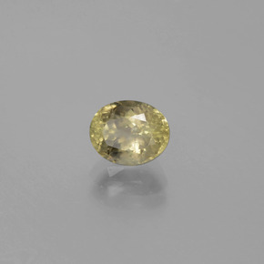Diaspore à changement de couleur  naturelle coupe ovale, 1,50 ct, VS-SI