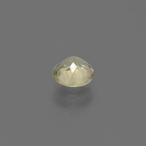 Diaspore Couleur Changeant Jaune très clair naturelle Coupe roude, 0.63 ct, VS-SI
