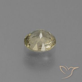 Diaspore Couleur Changeant Jaune chaud naturelle Tour, 0.63 ct, VS-SI