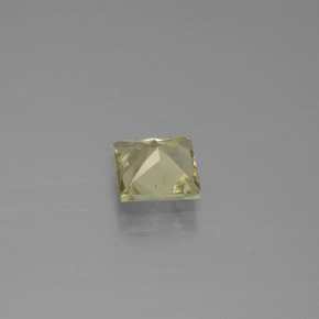 Diaspore à changement de couleur  naturelle carré, 0,86 ct, VS