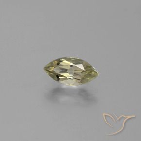 Diaspore Couleur Changeant Jaune clair naturelle Marquise, 0.98 ct, VS