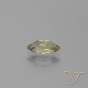 Diaspore Couleur Changeant Jaune clair naturelle Marquise, 0.98 ct, VS
