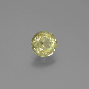 Diaspore à changement de couleur  naturelle coupe roude, 0,70 ct, SI
