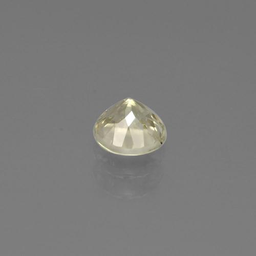Diaspore à changement de couleur jaune naturelle coupe roude, 0,58 ct, VS-SI