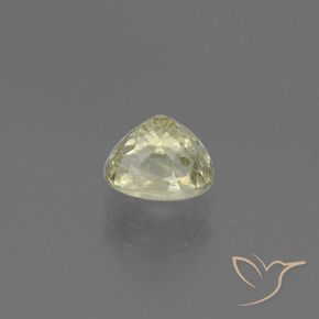 Diaspore Couleur Changeant Vert jaunâtre naturelle ovale, 1.20 ct, SI