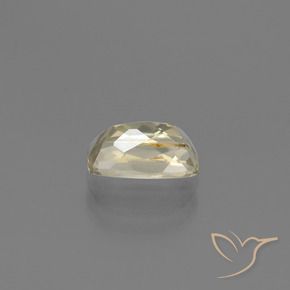 Diaspore Couleur Changeant Jaune très pâle naturelle Coussin, 1.28 ct, VS-SI
