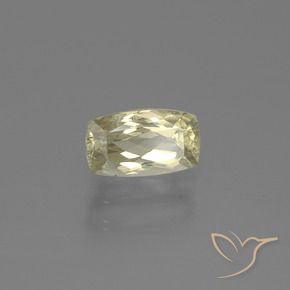 Diaspore Couleur Changeant Jaune clair naturelle Coussin, 1.40 ct, VS-SI