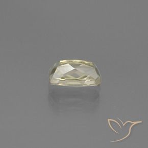Diaspore Couleur Changeant Jaune très clair naturelle Coussin, 1.11 ct, VVS-VS