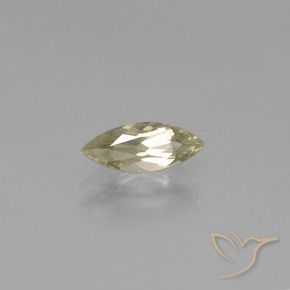 Diaspore Couleur Changeant Jaune pâle naturelle Marquise, 0.99 ct, VS