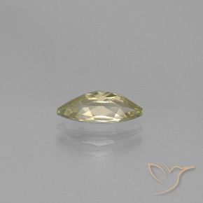 Diaspore Couleur Changeant Jaune pâle naturelle Marquise, 0.99 ct, VS