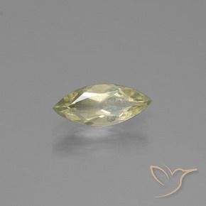 Diaspore Couleur Changeant Jaune très clair naturelle Marquise, 1.07 ct, VS