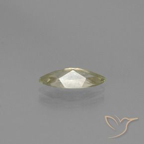 Diaspore Couleur Changeant Jaune très clair naturelle Marquise, 1.07 ct, VS