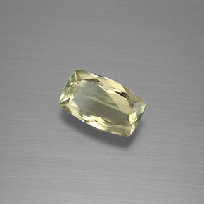 Diaspore Couleur Changeant Jaune pâle naturelle Coupe coussin, 1.29 ct, VS