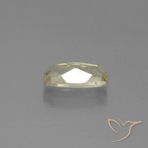 Diaspore Couleur Changeant Jaune clair naturelle Coussin, 1.40 ct, VS-SI