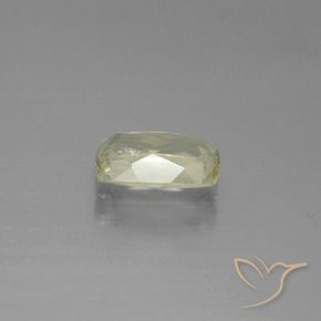 Diaspore Couleur Changeant Jaune clair naturelle Coussin, 1.19 ct, VS