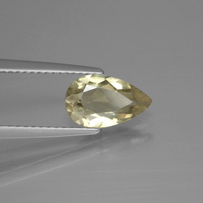 Diaspore à changement de couleur  naturelle en forme de poire, 1,32 ct, VS