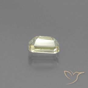 Diaspore Couleur Changeant Jaune clair naturelle Octogone / coupe Émeraude, 0.97 ct, VS