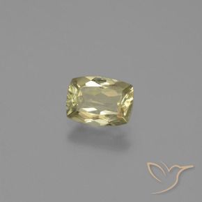 Diaspore Couleur Changeant Jaune moyen naturelle Coussin, 0.84 ct, SI