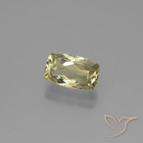Diaspore Couleur Changeant Jaune moyen naturelle Coussin, 0.97 ct, VS-SI