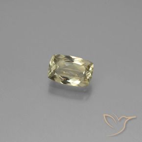 Diaspore Couleur Changeant Vert jaune léger naturelle Coussin, 0.91 ct, VS