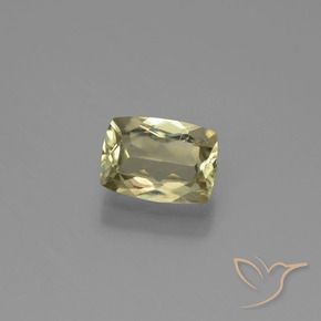 Diaspore Couleur Changeant Jaune clair naturelle Coussin, 0.99 ct, VS