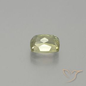Diaspore Couleur Changeant Jaune très clair naturelle Coussin, 1.22 ct, VS-SI