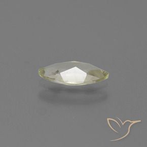 Diaspore Couleur Changeant Jaune très pâle naturelle Marquise, 0.66 ct, VS-SI