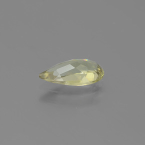 Diaspore Couleur Changeant Jaune clair naturelle En forme de poire, 0.93 ct, VS