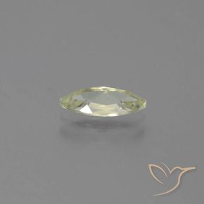 Diaspore Couleur Changeant Jaune très clair naturelle Marquise, 0.77 ct, VVS-VS