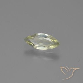 Diaspore Couleur Changeant Jaune très clair naturelle Marquise, 0.67 ct, VS