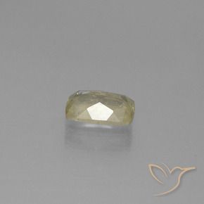 Diaspore Couleur Changeant Jaune doré clair naturelle Coussin, 0.90 ct, SI