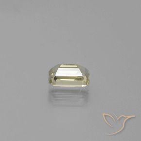 Diaspore Couleur Changeant Jaune clair naturelle Octogone / coupe Émeraude, 0.90 ct, VVS-VS
