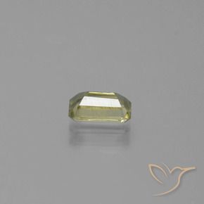Diaspore Couleur Changeant Jaune très clair naturelle Octogone / coupe Émeraude, 0.76 ct, VS-SI