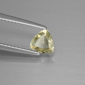 Diaspore à changement de couleur  naturelle trillion, 0,45 ct, VVS-VS