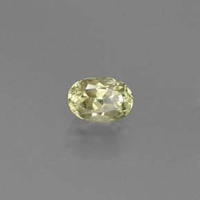 Diaspore à changement de couleur multicolore naturelle coupe ovale, 0,92 ct, VS-SI