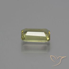 Diaspore Couleur Changeant Jaune clair naturelle Octogone / coupe Émeraude, 1.03 ct, VS