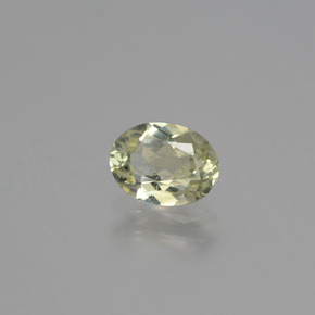 Diaspore à changement de couleur  naturelle coupe ovale, 1,01 ct, VVS-VS