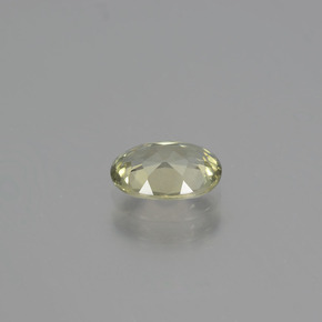 Diaspore à changement de couleur  naturelle coupe ovale, 1,01 ct, VVS-VS