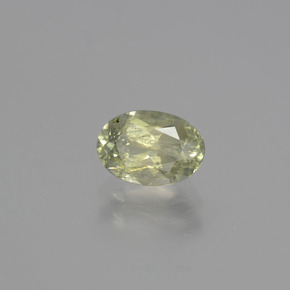 Diaspore à changement de couleur de couleur changeante naturelle coupe ovale, 1,14 ct, SI