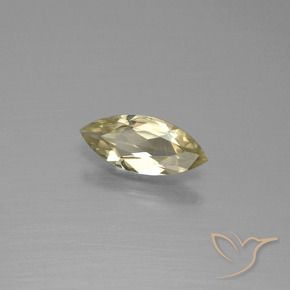 Diaspore Couleur Changeant Jaune chaud naturelle Marquise, 0.90 ct, VVS-VS