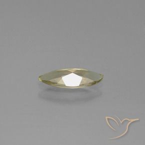 Diaspore Couleur Changeant Jaune chaud naturelle Marquise, 0.90 ct, VVS-VS