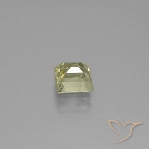 Diaspore Couleur Changeant Jaune brunâtre naturelle Carré, 1.06 ct, VS-SI