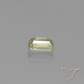 Diaspore Couleur Changeant Jaune doré clair naturelle Octogone / coupe Émeraude, 0.83 ct, VS-SI