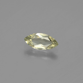Diaspore à changement de couleur jaune naturelle marquise, 0,62 ct, VS