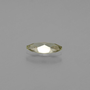 Diaspore à changement de couleur jaune naturelle marquise, 0,62 ct, VS