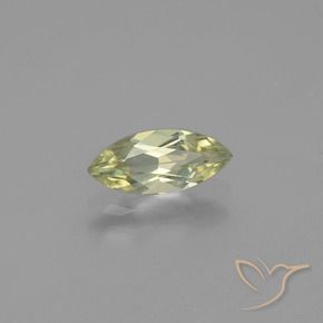 Diaspore Couleur Changeant Jaune moyen naturelle Marquise, 0.78 ct, VS