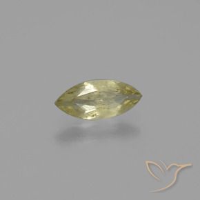 Diaspore Couleur Changeant Jaune clair naturelle Marquise, 0.70 ct, SI
