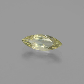 Diaspore à changement de couleur jaune naturelle marquise, 0,97 ct, VS-SI