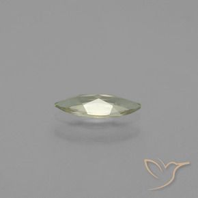 Diaspore Couleur Changeant Jaune très clair naturelle Marquise, 0.57 ct, VVS-VS